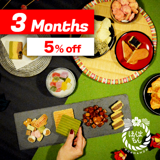 【HONMAMON】Seasonal Wagashi Box Subscription (Billed Every 3 Month)