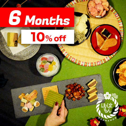 【HONMAMON】Seasonal Wagashi Box Subscription (Billed Every 6 Month)